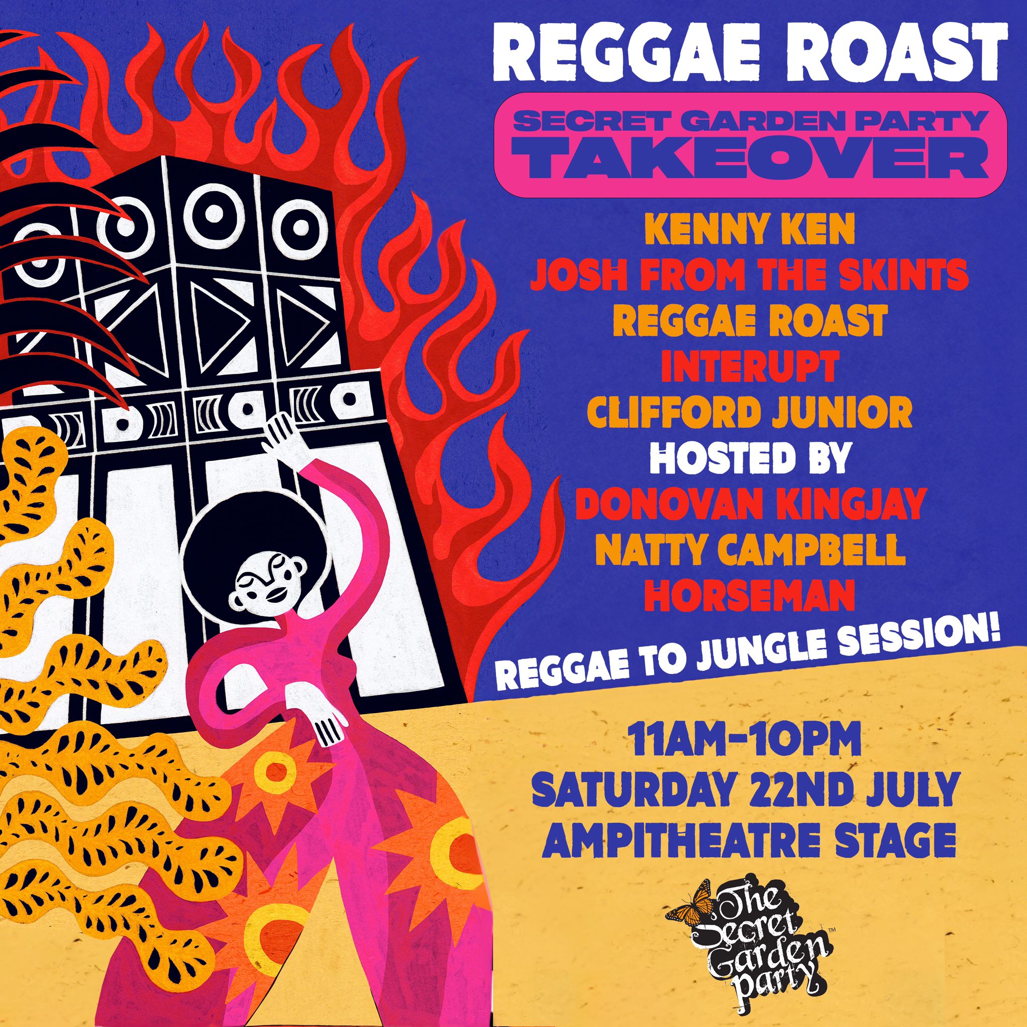 EVENT Reggae Roast Secret Garden Party Take Over