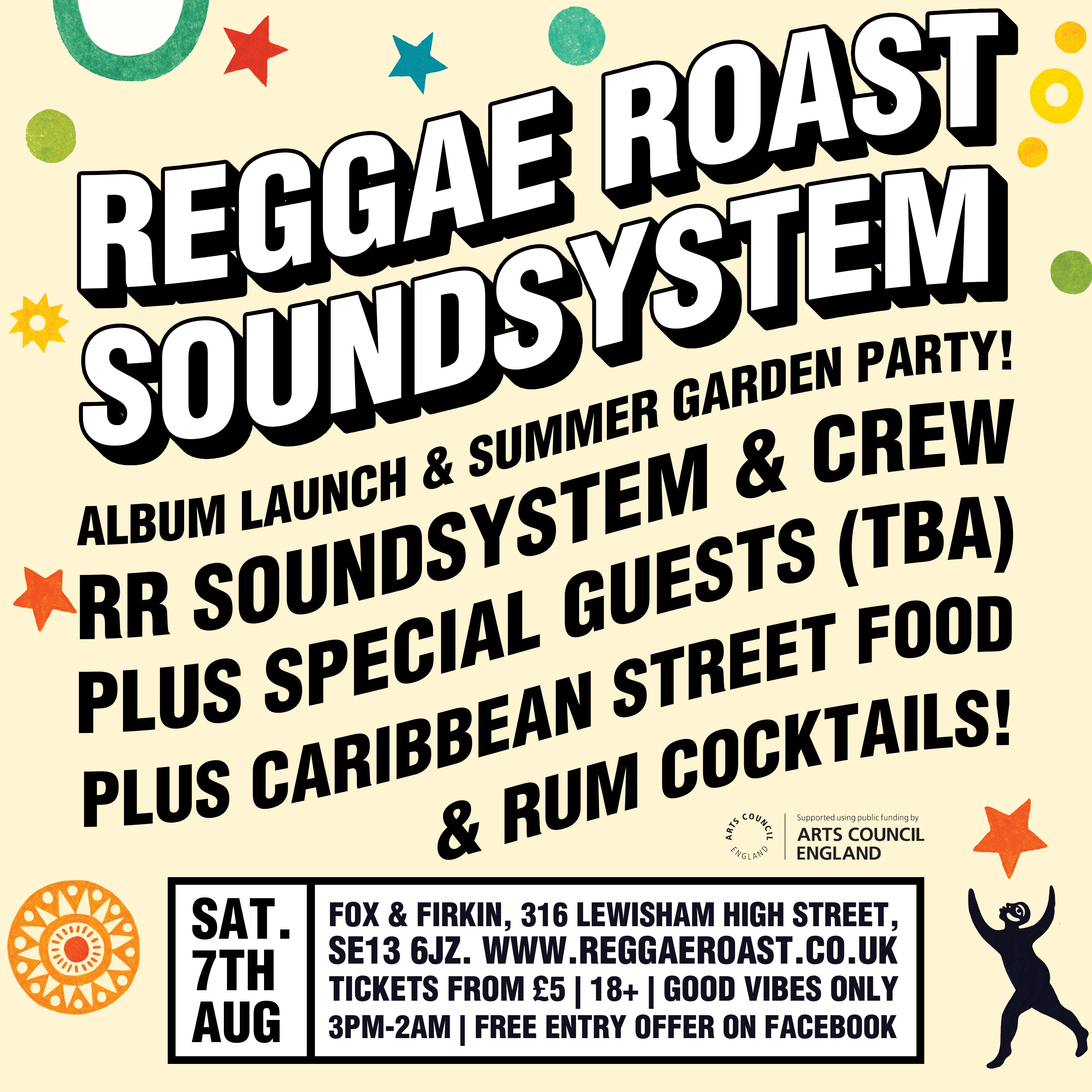 EVENT Reggae Roast Summer Garden Party & Album Launch!