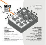 Benidub DS01E Dub Siren & Delay Unit, features specification manual