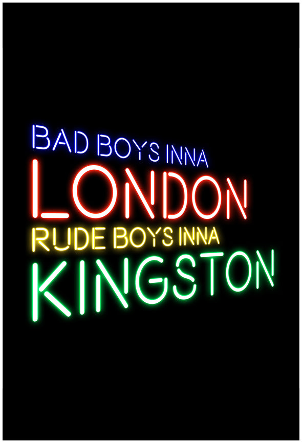 Badboys Inna London Print