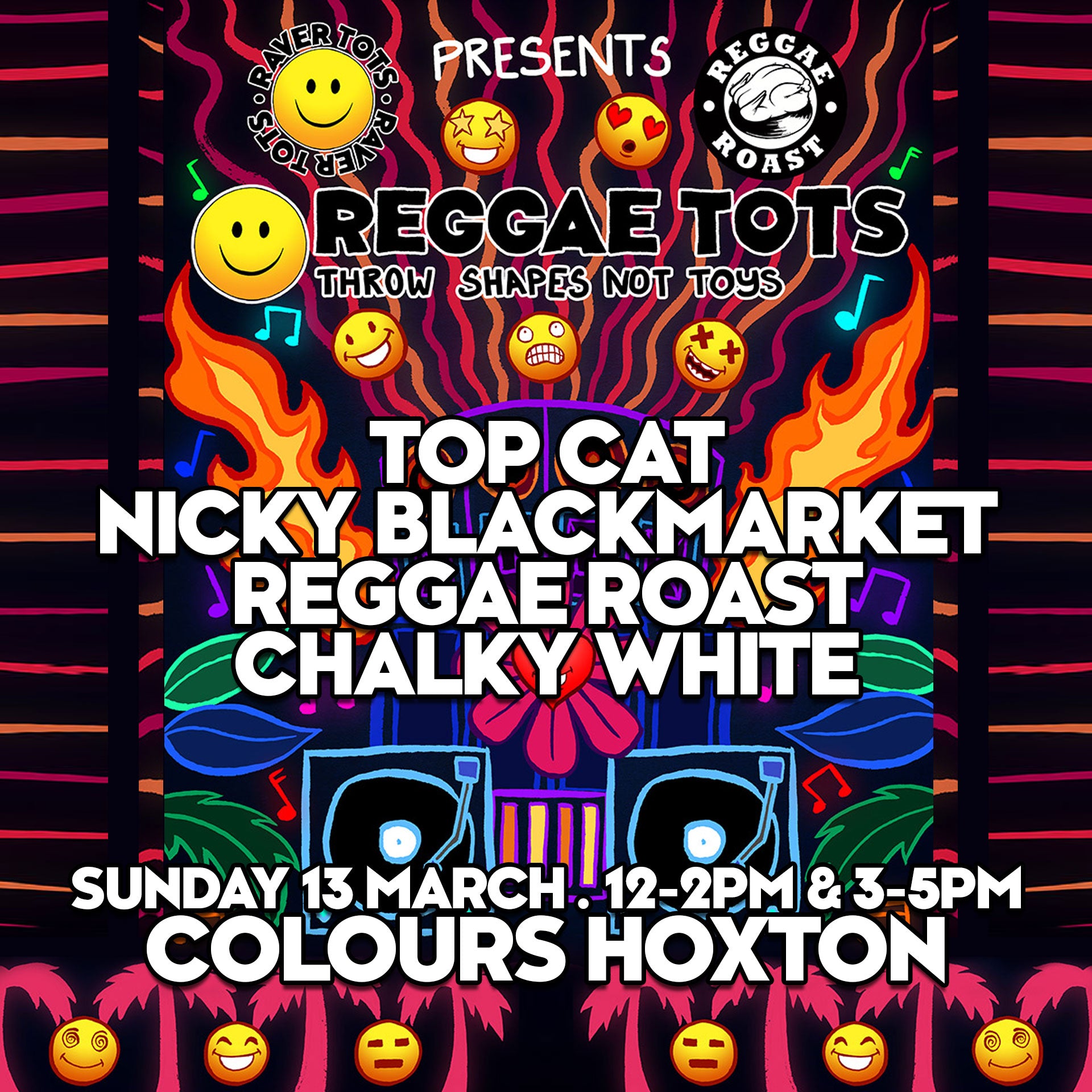 EVENT Reggae Tots 2022 Colours Hoxton Reggae Roast