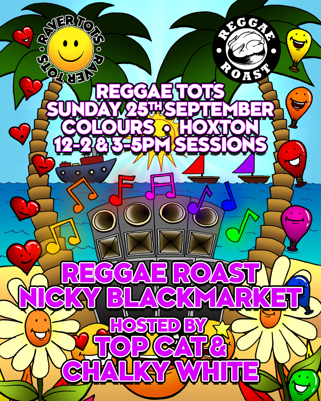 EVENT Reggae Tots Colours, Hoxton Reggae Roast