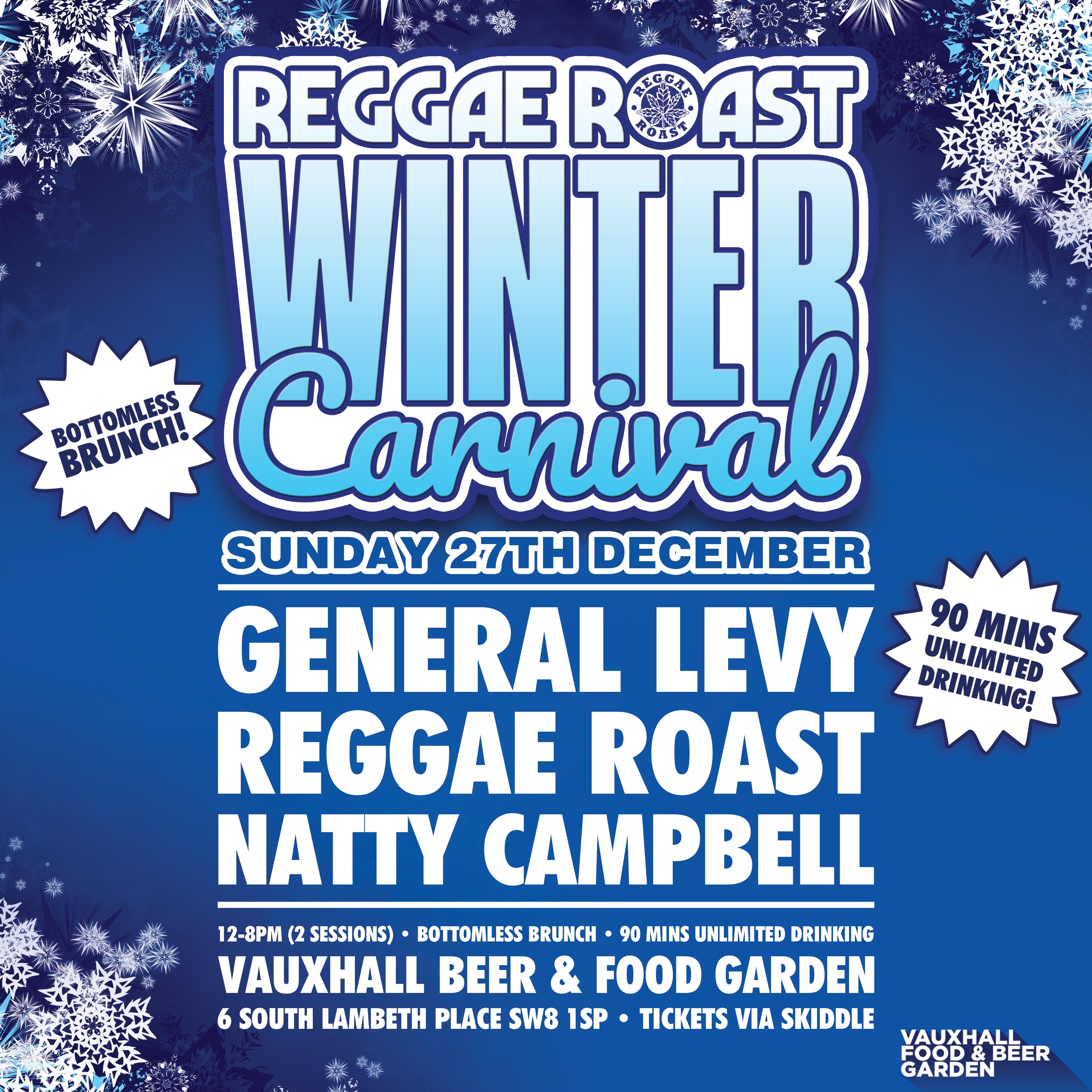 EVENT Reggae Roast Winter Carnival