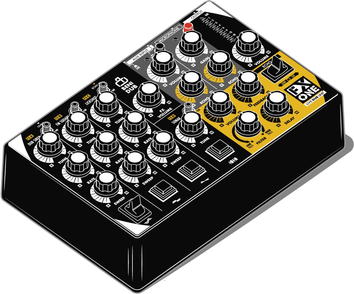 Benidub FX1, All In One Live Dub Unit – Reggae Roast
