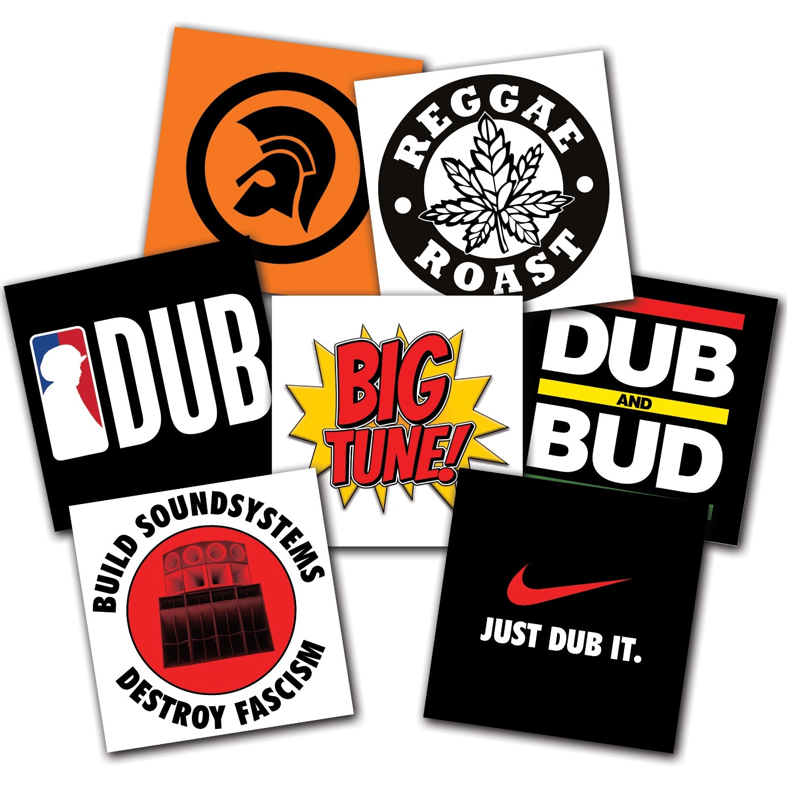 7 x Dub Sticker pack