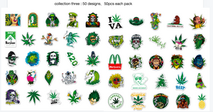 Herb Leaf Sticker Packs (50 Per Pack)