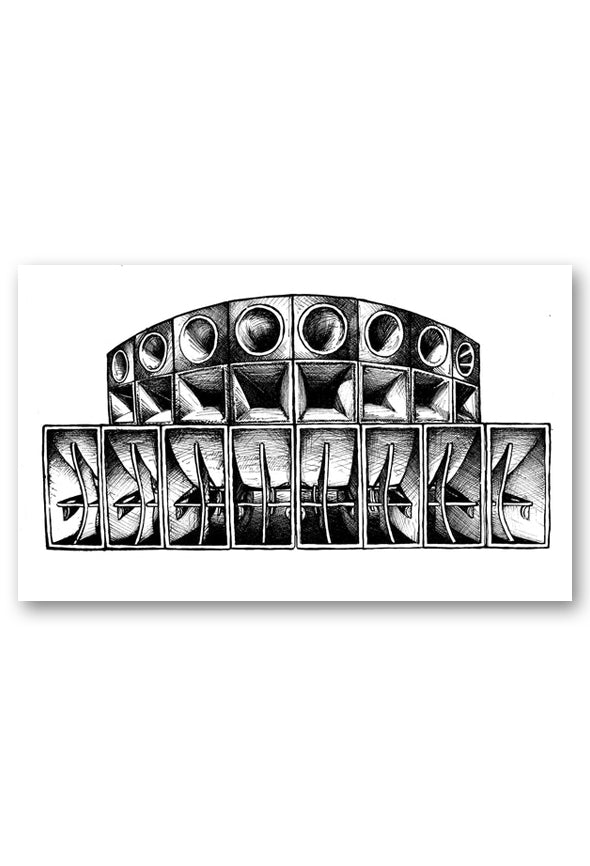 Reggae Roast Soundsystem Print